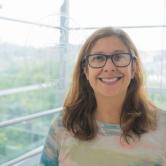 Mirella Martínez in the FSU sea in the Panama Campus